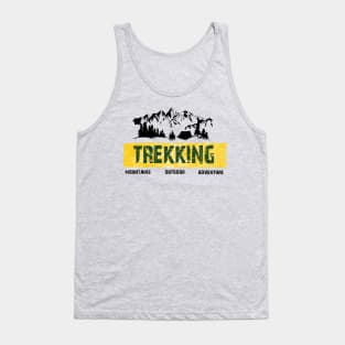 Trekking mountains outdoor adventure Tank Top